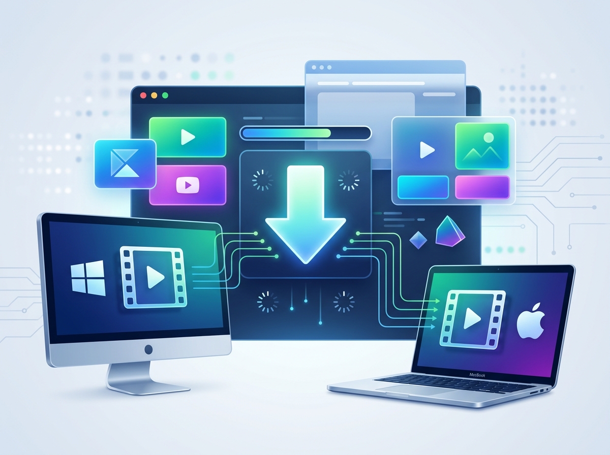 Best Video Downloader Software for PC Mac 2026 — illustration
